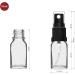 Handsunity 10ml Glass Spray Bottle Set - 6 Clear Atomizer Bottles with Black Caps & 17 Accessories - Perfect for Pharmacy & Travel - Buy Online on GoSupps.com