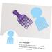 Operitacx 2 Pcs Comb Silicone Mold Combs Silicone Molds Resin Crafts Diy Crafts Silicone Die Blush Earth Tones Bluex2pcs 21X10CM2x2pcs - Buy Online on GoSupps.com