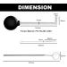 Tonsillenstein Remover Tool - Manual Tonsil Stone Cleaner for Fresh Breath | Cupping Glass & Mouth Mirror - Diligent Tonsil Hygiene - Buy Online on GoSupps.com