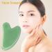 Heart-Shaped Guasha Stone - Jade Color Body & Face Massage Scraper Board for Unisex - International Shipping Available - Buy Online on GoSupps.com