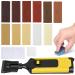 Ihvewuo- Floor Repair Kit DIY Manual Furniture Cracks Repair Kit Professional Portable Scratch Repair Tool Kit with 11x Wax Block for Home Hardwood Floors Furniture Ihvewuo-(yellow)
