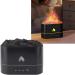 Syrisora Volcano Aroma Diffuser - 7 Colors Fine Fog Simulated Flame 250ml Quiet USB Charging Humidifier for Bedrooms - Black - Buy Online on GoSupps.com