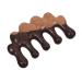 FOMIYES Massagekamm wooden hair comb Design comb Massage tool Broad tooth comb C have talcular comb wooden comb for hair wooden massage comb for men stable wooden ridge 10.00x5.00cm black