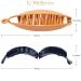 RC Roche Ornament 6 Pcs Premium Interlocking French Banana Hair Clip for Thick Hair - No Slip Ponytail Maker and Fashion Accessory Clamps in Classic Multicolor (Pack of 6) - Buy Online on GoSupps.com