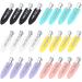 KELYDI No Bend Hair Clips 24 Pieces No Crease Curl Pin Clips Creaseless Hair Clips for Girls Women Hair Styling Accessories(Multicolor)