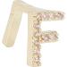 English Letter F Halloween Teeth Brace Exquisite Stylish Party Teeth Decoration Jewelry (Gold Color) - Buy Online on GoSupps.com