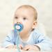 4 Pack BPA-Free Pacifier Clips for Boys & Girls | Braided Cotton Clips in Gray White Dark Blue & Light Green | Baby Essentials - Buy Online on GoSupps.com