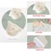 4 Pairs Self-Adhesive Heel Cushions for Big Shoes - Foot Care Heel Pads Friction Protection Inserts in White & Black - Buy Online on GoSupps.com