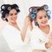 Hair Rollers with Clips 18 Pcs Self Grip Velcro Hair Rollers with 12 Pcs Duckbill Clips Hair Curlers Rollers for Long Medium Short Hair pink - Buy Online on GoSupps.com