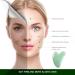 Flagest Jade Gua Sha Face Treatment - Heart Shape Massage Tool for Anti-Aging & Spa Therapy | Natural Stone Acupuncture Scraping - Buy Online on GoSupps.com