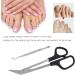 Stainless Steel Nail Scissors Nail Cutters Toenail Scissor Long Handled Ergonomic Unique Design Toenail Clippers with Nail Picker for Adults The Elderly - Buy Online on GoSupps.com