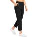 SANTINY Women's High Waisted Ankle Golf Pants with 3 Zipper Pockets - Black, Medium - Buy Online on GoSupps.com
