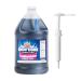 ZippySweets - Snow Cone Syrup - 1 Gallon Bubble Gum Flavour with Complimentary Pump Makes 128 Snow Cones Ideal Shaved Ice Syrup for Refreshing Shaved Ice Treats