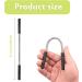 2-Piece Black Facial Hair Remover Set - Manual Epilator Tools for Quick and Easy Hair Removal - Buy Online on GoSupps.com