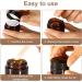 UENXRXE 6 Pieces Amber Glass Jars 5 ml Cream Jars Cream Containers Brown Glass Containers Refillable Empty Containers for Cosmetics Essential Oils Creams Lotions - Buy Online on GoSupps.com