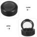 FOMIYES 20 pcs Replacement Organizer with Plate Eyeshadow Travel Mirror Compact Pan for Empty Makeup Case 3.8x3.8cmx2pcs Blackx2pcs - Buy Online on GoSupps.com