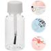 Mobestech Lot de 20 Flacons Vides 20 Ml en Plastique Pet Transparents avec Pinceau Blanc Rechargeables pour Huile Cuticules et Vernis Ongles Contenants Portables pour Nail Art et - Buy Online on GoSupps.com