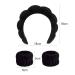 Buy Gugugo Headband Wrist Joint Set - 3 Piece Makeup & Skincare Hair Band Set | Sponge & Terry Fabric | Ideal for Facial Cleaning & Showers - International Shipping Available - Buy Online on GoSupps.com