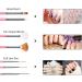 Nail Art Tools Nail Painting Brushes Dotting Pens Designers Manicure Tapes Pink Kit Nail Painting Brushes Dotting Tools - Buy Online on GoSupps.com