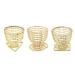 Ranvi 3 Pack Beauty Sponge Blender Holders Gold
