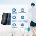 Viatom Pulse Oximeter - Bluetooth Finger Oxygen Saturation Monitor with App Rechargeable Micro-B Interface & Built-in Memory - Buy Online on GoSupps.com