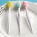 Double Side Nose Brush Silicone Beauty Nasal Blackhead Removing Long Handle Blackhead Clean Tools Skin Cleaning Tools for Home- Yellow - Buy Online on GoSupps.com