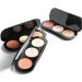 Highlighter Palette FOCALLURE 3 Colors Blusher Highlighter Palette Face Natural Contour Cheek Blush Complexion Highlight Brightening Palette Makeup Beauty Cosmetics1 - Buy Online on GoSupps.com