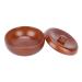 Premium Wooden Shaving Bowl with Lid - Ideal for Men's Shaving Foam & Soap | International Shipping Available - Buy Online on GoSupps.com