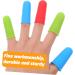 FRCOLOR 24 Pcs Reusable Silicone Finger Cots - Wear-Resistant Non-Slip Finger Protectors for Household Use - Buy Online on GoSupps.com