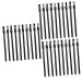 minkissy 300 Pcs Teeth Polish Cosmetics Brush Tool Lipstick Applicator Wands Lip Brush for Lipstick Make up Kit Tooth Polish Lipstick Wands Makeup Brush Disposable mediumx3pcs Blackx3pcs
