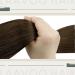LAAVOO Easy Loop Hair Extensions - Brown 18 Inch Real Remy Hair with Microrings 50s Pack Brown #4 50g - Premium Microlink Extensions - Buy Online on GoSupps.com