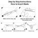 Revine Beauty Professional Barber Straight Razor with Plastic Handle and 10 Double Edge Blades Kit - Silver - Buy Online on GoSupps.com