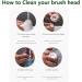 Facial Cleansing Brush Head Replacement Facial Cleansing Brush Head Exfoliator Facial Brush Heads for Acne Prone Clogged and Enlarged Pores Sensitive Skins (4Pack/Luxe Cashmere) - Buy Online on GoSupps.com