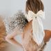 3-Piece Set Large Hair Bows Clips for Women & Girls - Bright Color Big Bow Barrettes with Long Tail French Barrettes - Buy Online on GoSupps.com