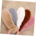 Mobestech Fluffy Soles for Women | 4 Pairs Faux Rabbit Fur Insoles | Cozy Holiday Shoe Inserts | Universal Fit Grey 28x10cm - Buy Online on GoSupps.com