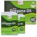 Wild Oregano Oil Vegan Softgels/Capsules 60s - 80% Carvacrol & Low Thymol