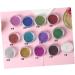 FOMIYES 12 boxes of Loose Powder Mixed Random Color Pigment Makeup Colors Professional Eye Glitter Shadow medium Assorted Color - Buy Online on GoSupps.com