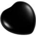 Morella Gemstone Heart Lucky Charm - 3cm Black Obsidian Stone in Velvet Bag | International Shipping Available - Buy Online on GoSupps.com