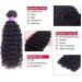 10A Brazilian Kinky Curly Human Hair Bundle - 18 inch Virgin Hair, Natural Black Color - 100g - 1 Bundle - Buy Online on GoSupps.com