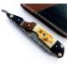 Handcrafted Damascus Steel Straight Razor with Real Leather Sheath - SM151 - Buy Online on GoSupps.com