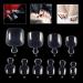 Mwoot 500 pieces full of wrong nail tips toenails toenails tips clear artificial toes toe toe set diy fake toenails 10 sizes of 50 pieces each