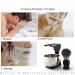 Buy HRTC Razor Brush Set 26mm - Wooden Handle Stainless Steel Clear Acrylic Stand - Perfect Gift for Men - Wet Shaving Essential - Buy Online on GoSupps.com