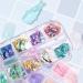 3 Boxes 36 Colors Seashell Abalone Nail Art Decoration Slices - 3D Flake Pearl for DIY Nail Art - Buy Online on GoSupps.com