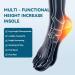 Orthopedic Heel Lift for Women Shoes - 3 Layers Adjustable Shoe Lifts for Women Uneven Legs - Gel Heel Inserts for Leg Length Discrepancy Heel Pain Heel Spur - 1/8" 2/8" 3/8" (Size S 1 Pair) Beige 3 Layers: S - UK 3-7 - Buy Online on GoSupps.com