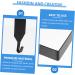 Operitacx 2pcs Caps Coats Holder Hats Black Hat Towel Creative Design Punch Stainless Towels Key - Buy Online on GoSupps.com