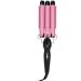 3 Barrel Curling Iron Wand Adjustable Hair Curler Waver Crimper 110V 240V Fast Heating Easy Temperature Adjustment Hair Styling Suitable for Wavy Hairstyles (22mm) - Buy Online on GoSupps.com