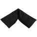 Microwavable Unscented Wheat Bags Corduroy Microwave Heat Pack for Back Neck Joints and Shoulder Pain Relief 44cmx13cm (Black) Unscented (44cmx13cm) Corduroy - Black