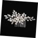 minkissy Bridal Headwear Romantic Wedding Hair Comb Wedding Hair Clip Wedding Hair Accessories Hair Wedding Decor Hair Pin Bridal Headpiece Tiara Crystal Wig Grace Miss White - Buy Online on GoSupps.com