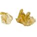 Natural Crystal Rough Natural Raw Calcite Crystal Cluster Geode Stone Irregular Specimen Gemstone Yellow Quartz Crystal Cluster for Reiki Home Decoration 400g (Color : 400g)