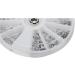 YIZAN Carousel Silver Rhinestone Boxes for Nail Art Manicure 1.5 mm Wheel - Buy Online on GoSupps.com